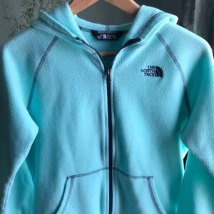 The North Face Girl’s Full-Zip Hooded Fleece